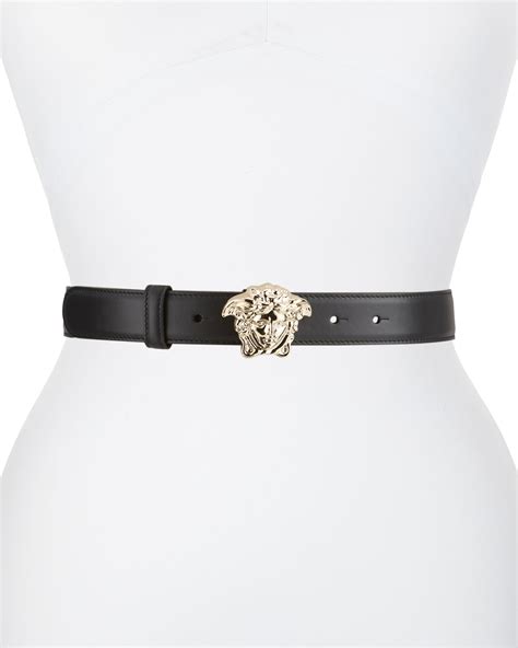 versace palazzo medusa leather belt|Versace belt outlet.